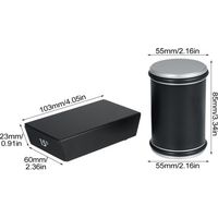 Aiguiseur de couteaux Kit d'affûtage de couteaux à roulettes Aiguiseur de couteaux de cuisine avec 2 blocs d'affûtage Affûtage de couteaux à 15 et 20 degrés,de