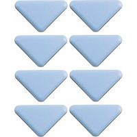 Cyclingcolors – Set mit 8 dreieckigen Teflon-Gleitern (35 x 35 x 45 mm) – Klebstoff zum Schutz von Parkettböden – Optimale Gleitfähigkeit für Möbel