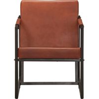 Fauteuil relax Fauteuil marron cuir véritable