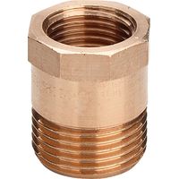 Viega Nipplo di transizione, G 11/4, Rp 1 bronzo rosso o silicio Modello 3244, 446758