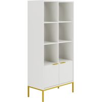 Librero 2 puertas Seattle Blanco