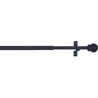 Dekorativer Vorhanghalter mit schwarzer Kugel, 70–120 cm, Cintacor – Storplanet
