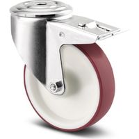 PROVOST - Kit de 4 roulettes à frein pour structures M-LYS - Polyuréthane