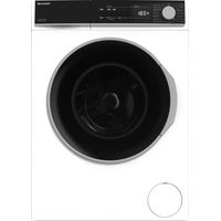 Sharp – Lave-linge charge avant 8 kg – Vitesse d'essorage 1400 tr/min – Classe énergétique C – Niveau sonore 58 dB (lavage)