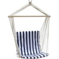 Asiento suspendido para exterior con funda de tela capacidad máxima 100 kg