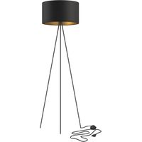Lampadaire trépied Nowodvorski Cadilac 7991 noir or E27