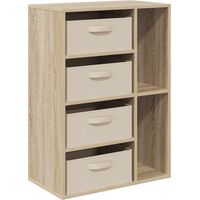 vidaXL Buffet Chêne Sonoma 60 x 33,5 x 84 cm
