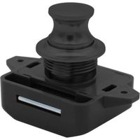 Serrure d'armoire à bouton-poussoir à usage unique, loquet sans clé, loquet à bouton-poussoir, épaisseur réglable (15-18 mm), convient aux bateaux, camions et yachts.