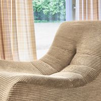 Chauffeuse velours côtelé 3 places - Sokol Velours côtelé Beige foncé