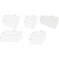 Signature Weave Holly Modular Sofa Chair Set Furniture Cover Table Storage Box