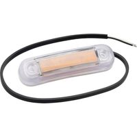 Fristom Umriss-Markierungsleuchte Offene Kabelenden Markierungsleuchte seitlich 12 V, 24 V Orange Tr