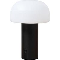 LAMPADA LED FUNGO RICARICABILE E DIMMERABILE NERA
