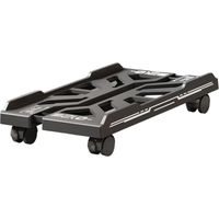 Support de rechange pour ordinateur portable - Tour d'ordinateur réglable en métal - Support CPU avec 4 roulettes - Chariot de PC roulant sous la tour de bureau