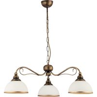 Lampada a sospensione retro bronzo patinato 3xE27 XSARA Jupiter