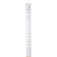 Wandmontierte Wachstumstabelle zur Messung der Körpergröße von Kindern - Foto der Wachstumstabelle Prop1
