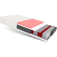Matratze 80x200 Multipocket Taschenfederkern ATINA 7 Zonen H3 H4 19 cm Visco Polyurethanschaum Jersey
