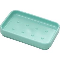 Portasapone d'appoggio in plastica riciclata 6398 Gedy serie SEVENTY Acquamarina