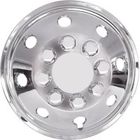 Radkappen-Set Kugelform 41 cm Chrom Carpoint