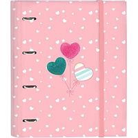 Blackfit8 - 4-Ring Ordner 35 cm mit 100 A4-Blättern, ideal für Kinder unterschiedlichen Alters, bequem und vielseitig.