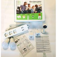 Smart-Home-Kit Woox Smart 1080p Kamera RGBW LED-Lampen