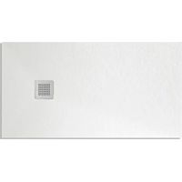 Piatto doccia Barbottina in eco-stone 80x120 cm h 2,8 Bianco