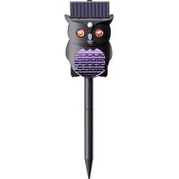 ENTAC EGSR-US-MC-12M-S Anti roditori Luce UV, Luce LED, Ultrasuoni Nero 1 pz.
