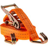 CINGHIA A CRICCHETTO ANCORAGGIO TENDITORE 25mmx5mt 800g GANCIO CHIUSO UNCINO CUS