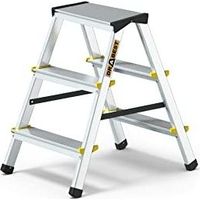Vigor Sgabello in Alluminio KITty Doppia Salita 3+3