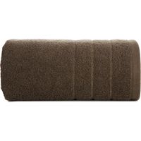 SERVIETTE DE BAIN AMBRÉE ET ABSORBANTE EUROFIRANY DALI 50X90CM MARRON FONCÉ