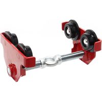 Wiltec – Chariot porte-palan 500kg – Réglage continu 45-220mm – Galets sur roulements à billes – Pour ateliers et chantiers