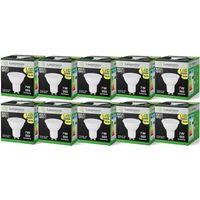 Lampesecoenergie – Lot de 10 ampoules LED GU10 7W dimmables 3 niveaux – Blanc chaud 3000K – Angle de diffusion 120° – Durée de vie 15.000h