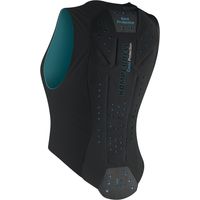 M, blu: Gilet salvaschiena da donna per equitazione Flex Fit multistrato Cross 6.0 in schiuma