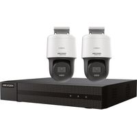 Hikvision – Kit de vidéosurveillance filaire PoE avec NVR et 2 caméras motorisées IP 2 MP – Vision nocturne jusqu’à 30m – Enregistrement 8 MP