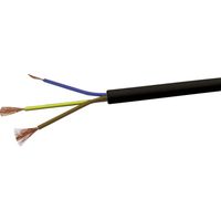 VOKA Kabelwerk H05VVF5X25 Schlauchleitung H05VV-F 5 x 2.5 mm² Schwarz 100 m
