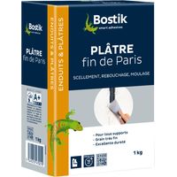Plâtre Fin Bostik 1kg Réparation Et Finition Lisses - Bostik