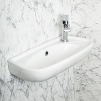 Waschbecken hängend ELFY 51 cm aus Keramik