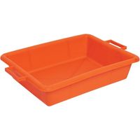 Auge Maçon Vinmer 10l Orange Robuste, 10l, Orange Fluo, Poignée Ergonomique - Vinmer
