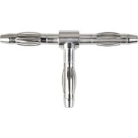 Schützinger TFS 1241 Sicherungs-Steckverbinder Buchse 4 mm, Buchse 4 mm - Buchse 4 mm Nickel 1 St.