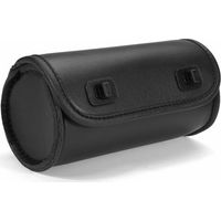 Sacoche de moto en cuir PU (1 pièce) pour fourche avant, sacoche de rangement avec outils et poche pour outils.