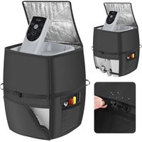 Funda para bomba de calentador de spa, tela Oxford impermeable con cierre de cremallera, resistente al sol y a la intemperie, adecuada para apartamentos de hotel