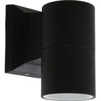 Faretto down casa porta illuminazione a parete apparecchio in alluminio facciate lampada esterna nero