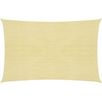 Vela in tessuto per ombrellone 160 g/m² beige 2 x 2,5 m HDPE 020008958