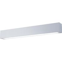 Lámpara de techo lineal moderna de 63 cm con LED de color variable de 18 W, IP44, IBROS Light Prestige