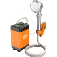 Bardusch - Camping Douche Portable,Douche Camping Chauffante avec Tête de Douche Réglable et Tuyau,Trois niveaux réglables,avecécranIntelligent de la Température,Idéale pour Randonnée,Camping,Voyages,