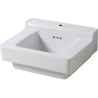 INDUSTRIALIS – RETRO-WASCHBECKEN AUS WEISSER KERAMIK – Waschbecken – 60 x 50 x 27 cm