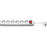 Multipresa goobay con 6 prese cee 74 cavo da 15 m - bianco