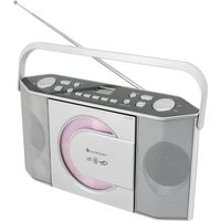 soundmaster RCD1755SI CD-Radio UKW CD Silber