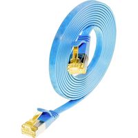 Wirewin 9120042360168 RJ45 Netzwerkkabel, Patchkabel CAT 6a U/FTP 0.50 m Blau 1 St.