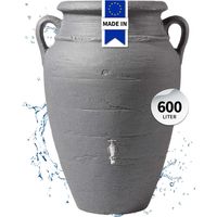 GARANTIA Regentonne ANTIK Amphore 600 Liter dark granite