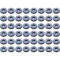 25 mm patins Meubles,Lot de 48 patins de meubles ronds en téflon,Anti-vibration Patins Glisseurs pour Meubles(Ronde)